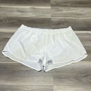 Old Navy active white athletic shorts size XXL